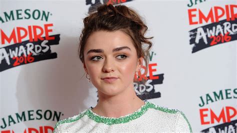 maisie williams leaked|GOT star Maisie Williams topless pics leaked